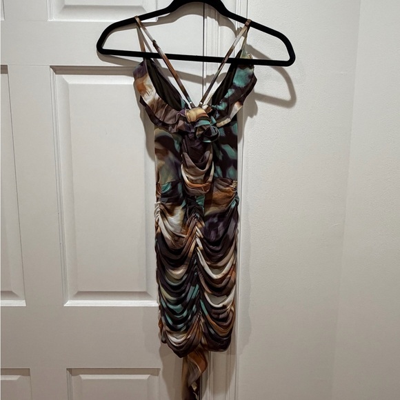 AFRM Multicolor Ruched Mini Dress - Picture 2 of 2